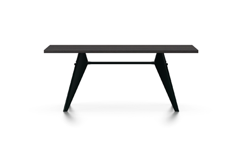 Vitra Prouve EM Table Esstisch Furnier Eiche dunkel 180 cm dunkel tiefschwarz