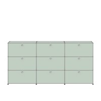 USM Haller Regal XL 3x3 9 Klappturen lichtgrau USM Haller Regal XL 3x3 9 Klappturen lichtgrau
