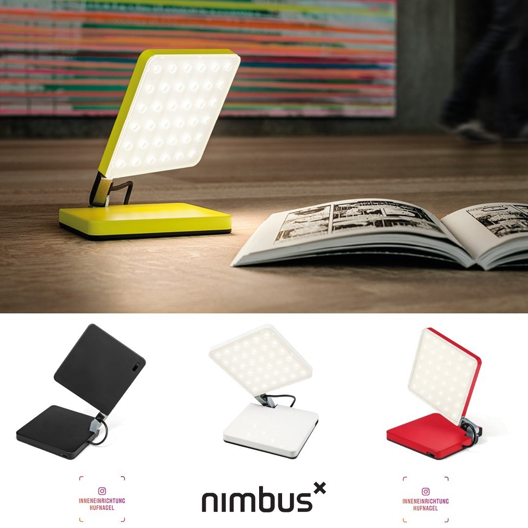 | Nimbus Lighting ROXXANE FLYDas kompakte Maß der Nimbus Lighting Roxxane Fly und ihr geringes Gewicht machen sie zum Bewegungskünstler und ständigen Begleiter. Kräftige integrierte Magnete auf der Unterseite halten sie sogar über Kopf oder an vert