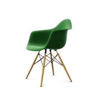 Vitra Eames Plastic Arm Chair DAW (neue Höhe) grün