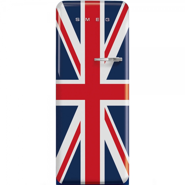 SMEG Retro-Style Standkühlschrank 50er Jahre britische Flagge FAB28LDUJ5 / FAB28RDUJ5