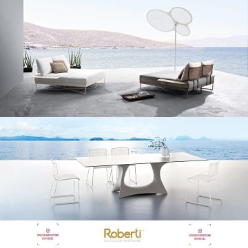 | Roberti Coral Reef Kollektion - design by Santiago SevillanoCoral Reef - eine verspielte, raffinierte Kollektion von Outdoormöbeln mit modern, markantem Design. Die Roberti Coral Reef Kollektion kann Ihren gesamten Outdoorbereich abbilden. Vom Da