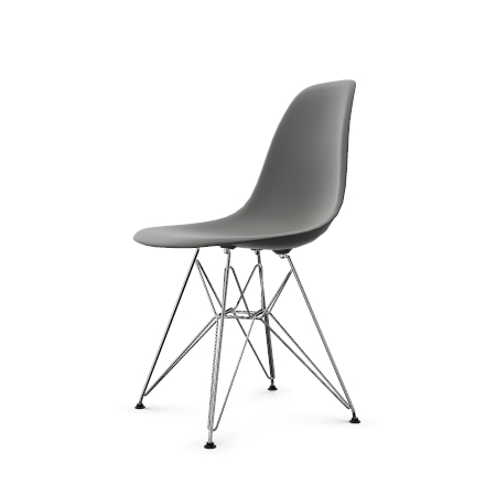 Vitra Eames Plastic Side Chair DSR Stuhl neue Hohe granitgrau