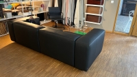 Vorschau: Vitra Soft Modular Sofa Jasper Morrison Ledersofa schwarz Ausstellungsstuck Rucken Vorschau: Vitra Soft Modular Sofa Jasper Morrison Ledersofa schwarz Ausstellungsstuck Rucken