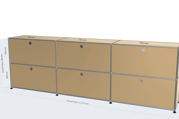 USM Haller Möbel, individuell konfiguriert, ID: 173492055