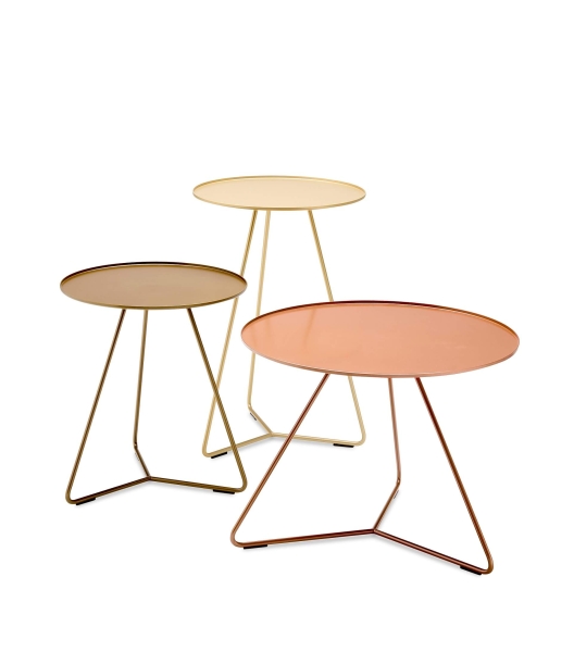 Moller Design Steely Beistelltische Couchtische Designertischchen rund unterschiedliche Hohen und Farben Kollektion