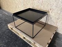 HAY Tray Table Beistelltisch 60x60x39 cm schwarz seitlich rechts