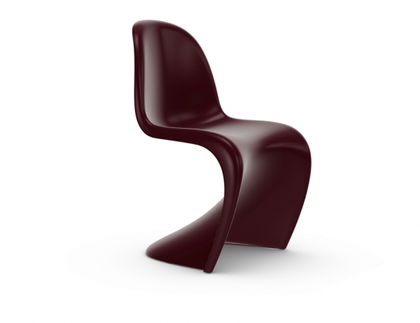 Vitra Panton Chair bordeaux (neue Höhe) Freischwinger-Stuhl
