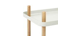 Vorschau: Normann Copenhagen Block Beistelltisch auf Rollen hellgrau Ablagetablar Vorschau: Normann Copenhagen Block Beistelltisch auf Rollen hellgrau Ablagetablar