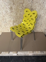 Vorschau: Ciacci Kreaty Diva Chair Kunststoff rapsgelb matt glanzend chrom stapelbar Vorschau: Ciacci Kreaty Diva Chair Kunststoff rapsgelb matt glanzend chrom stapelbar