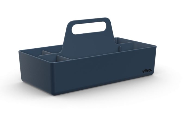Vitra Toolbox RE weiss Organizer Aufbewahrungsbox meerblau