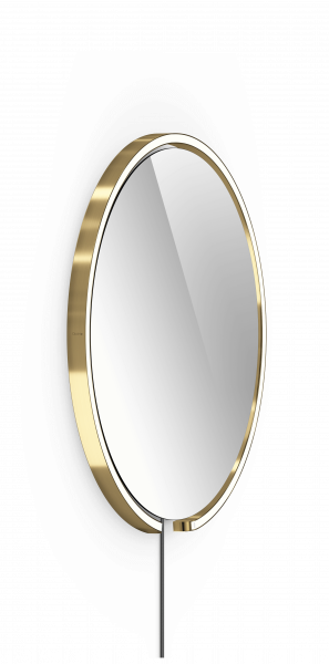 Occhio Mito Sfera Corda 60 Wide mit klarem Spiegel externes Stromkabel bronze
