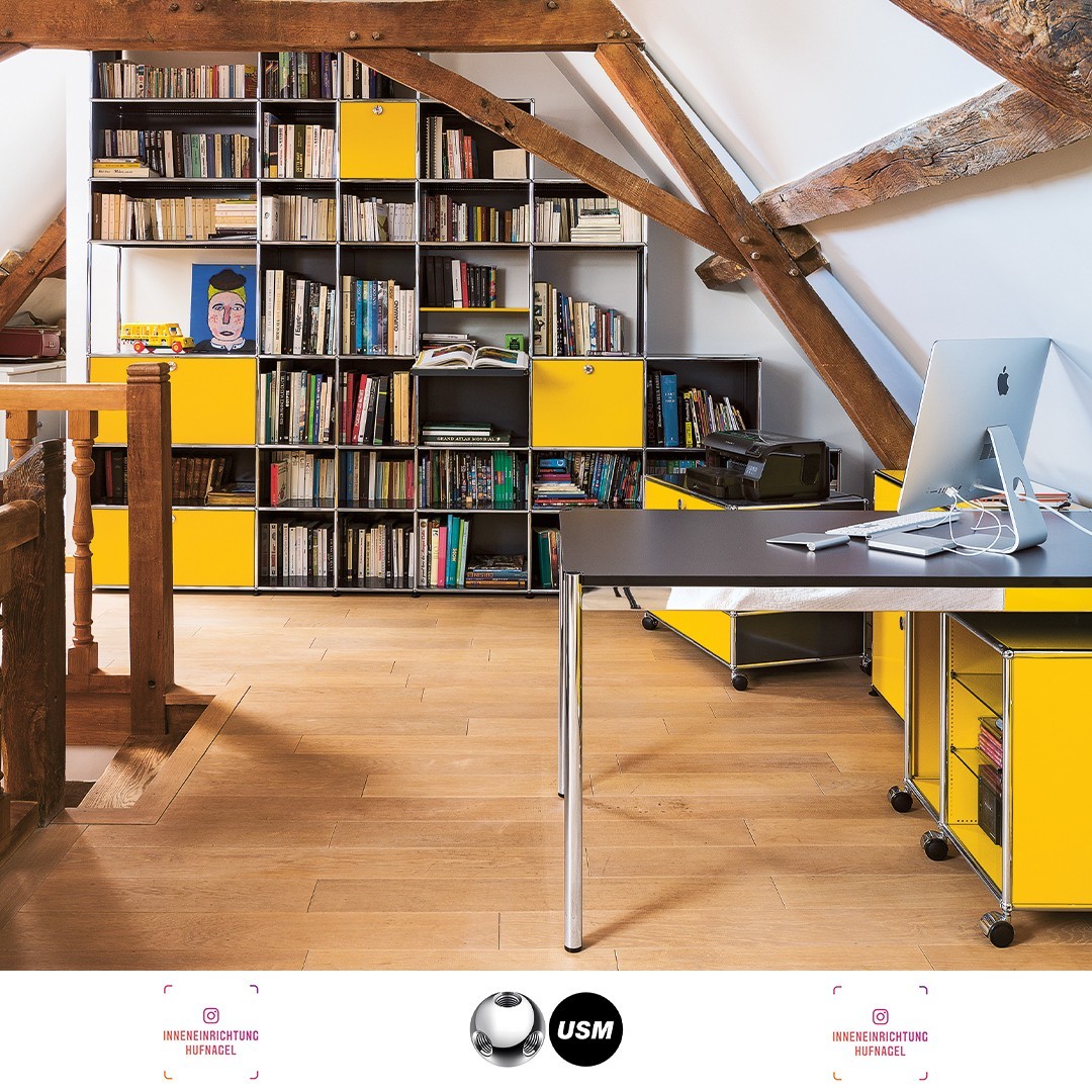 | USM Haller Home Office SolutionEine hochwertige Umgebung in Ihrem Home Office wirkt sich in besonderem Maße auf die Produktivität, Zufriedenheit bei der Arbeit und das allgemeine Wohlbefinden aus. Verwandeln Sie Ihr Büro vom funktionalen und prak