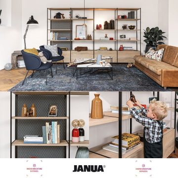 | Janua Möbel BC06 RooM68 HighboardEin Möbel für jeden Geschmack und jede Lebenssituation: Weil das Regalsystem BC 06 RooM 68 des Hamburger Design-Duos Hoffmann und Kahleyss modular konzipiert ist, lässt der clevere Mix aus starken Massivholz-Oberf