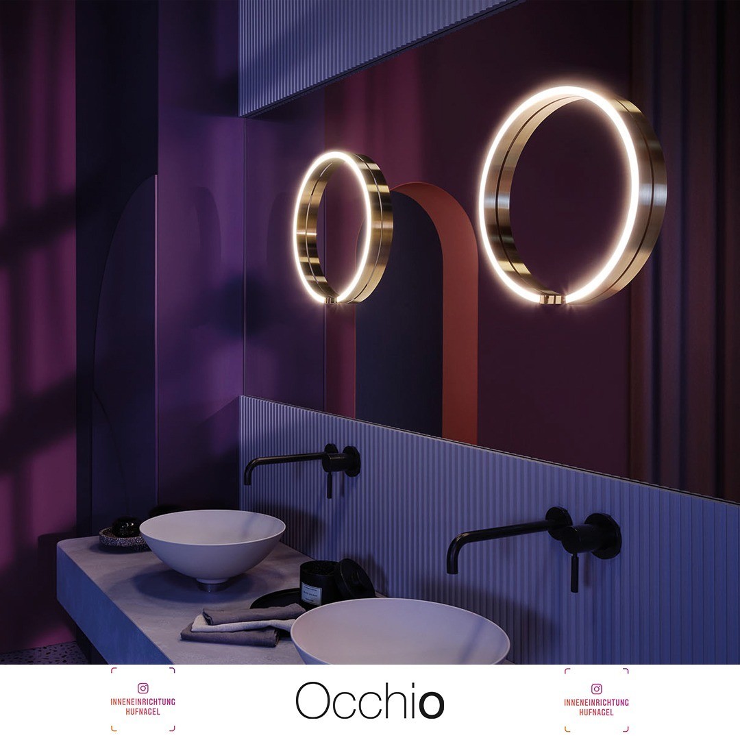 | Occhio Mito Sfera Spiegelleuchteenjoy beauty – die Spiegelleuchte Mito sfera su kann auf Spiegelflächen jeder Größe und Art montiert werden. Sie bietet blendfreies und individuell einstellbares Licht. Per Geste oder optional per Occhio air kann