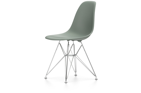 Vitra Eames Plastic Side Chair DSR Stuhl neue Hohe moosgrun