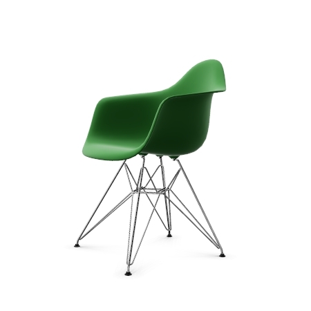 Vitra Eames Plastic Arm Chair DAR (neue Höhe) grün