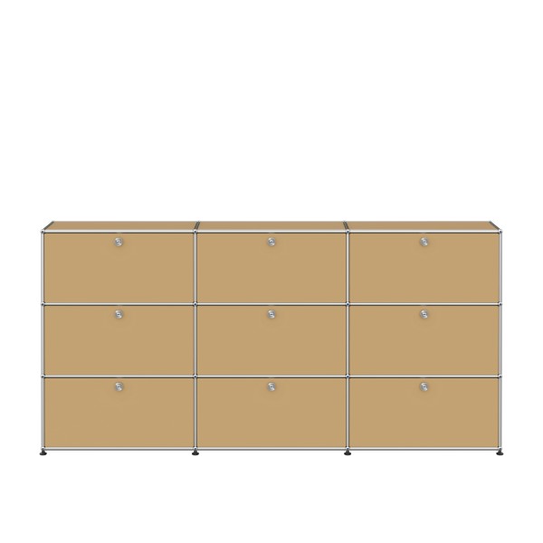 USM Haller Regal XL 3x3 9 Klappturen USM beige