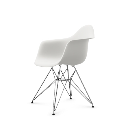 Vitra Eames Plastic Arm Chair DAR neue Hohe Esszimmerstuhl weiss